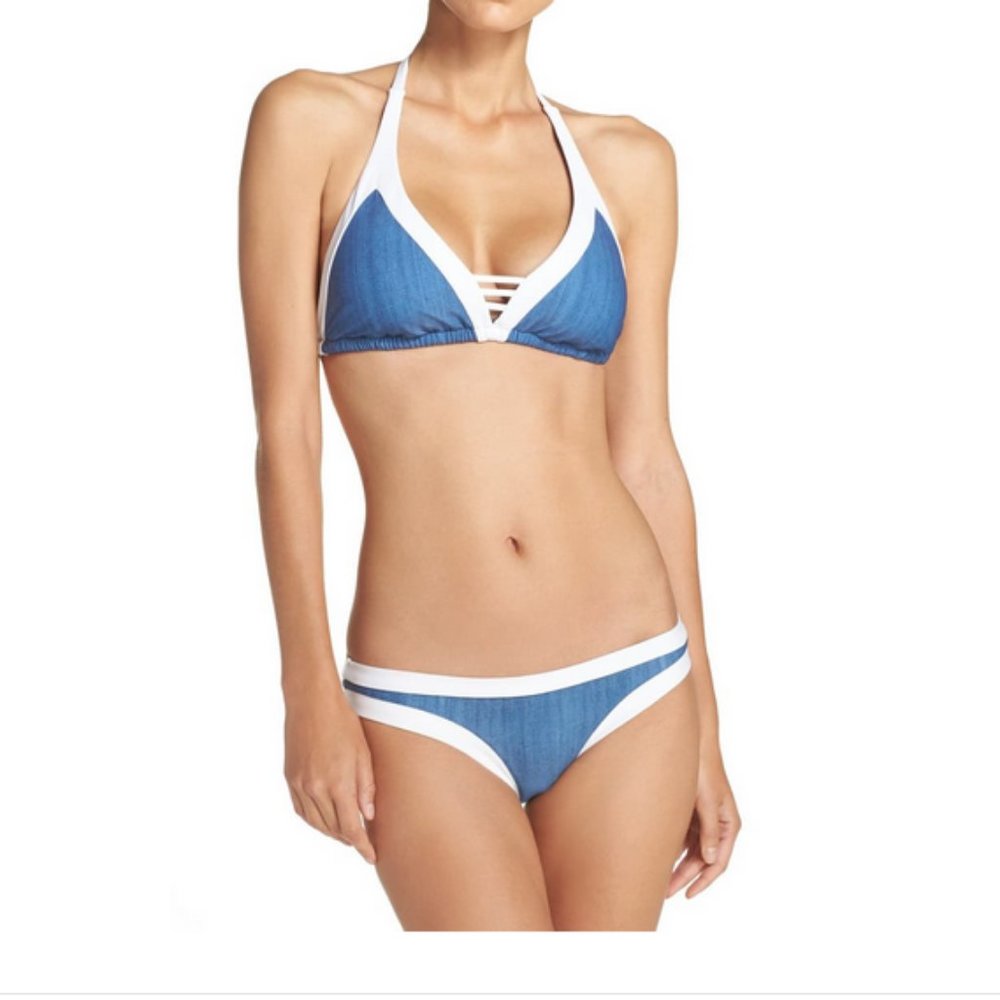 SEAFOLLY Triangle D Cup / Bikini Bottom Swim Set